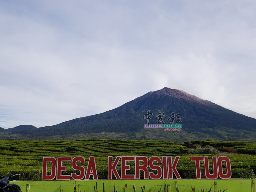 印尼最高火山，3805公尺的克林芝。