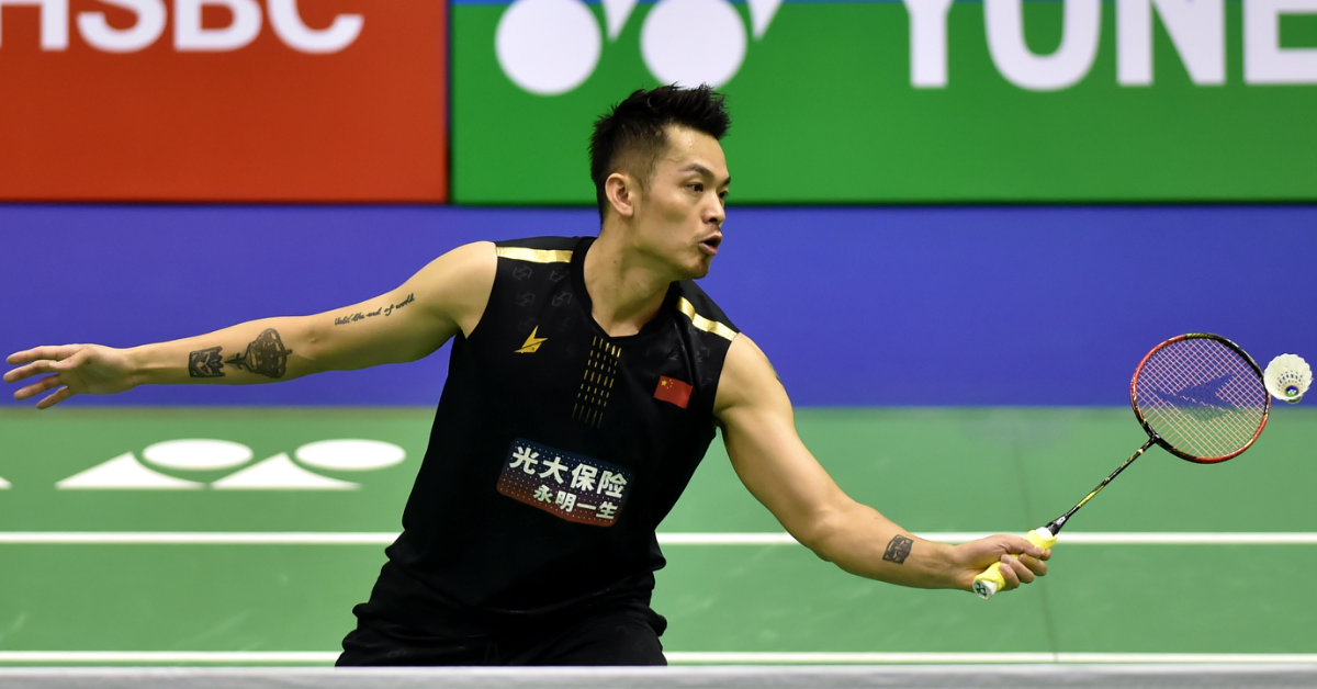 中国名将林丹2比1逆转反胜，挺进香港羽球公开赛男单16强。（新华社）