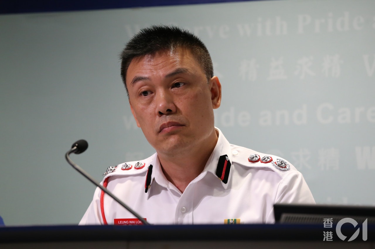 消防处署理副消防总长(总部)梁韦洛。