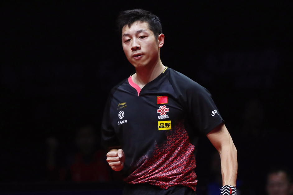 许昕在进行中的乒联总决赛三线作战，东京奥运也是中国乒乓队的金牌希望。（欧新社）