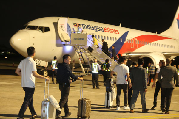 11月27日在怡保苏丹阿兹兰沙机场启航的直飞广州航班，如今已暂时停飞。