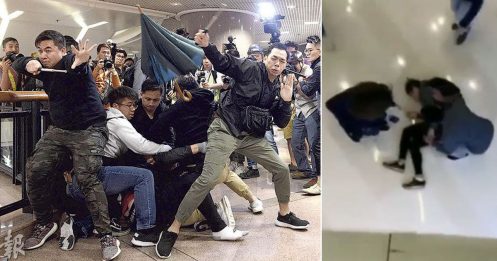 ◤反送中◢ 港多商场冲突 青年逃避警追捕坠楼