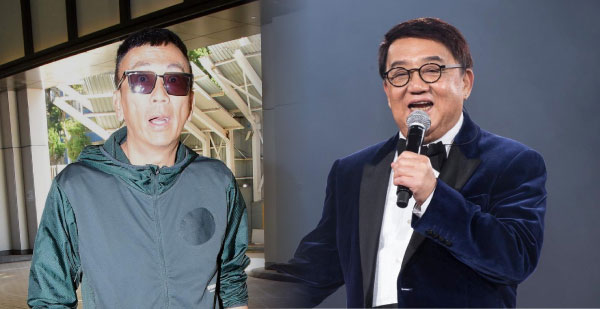 郑丹瑞（左）难忘当年与黎小田合作为电视台“打仗”。