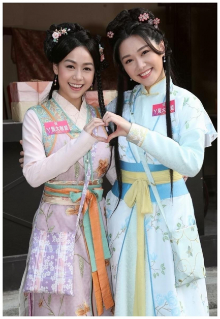 黄心颖（左）与汤洛雯主演的《丫鬟大联盟》将在港播放。
