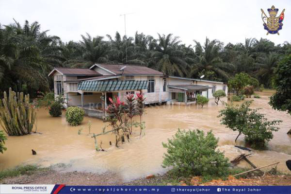 新邦令金多个地区淹水。