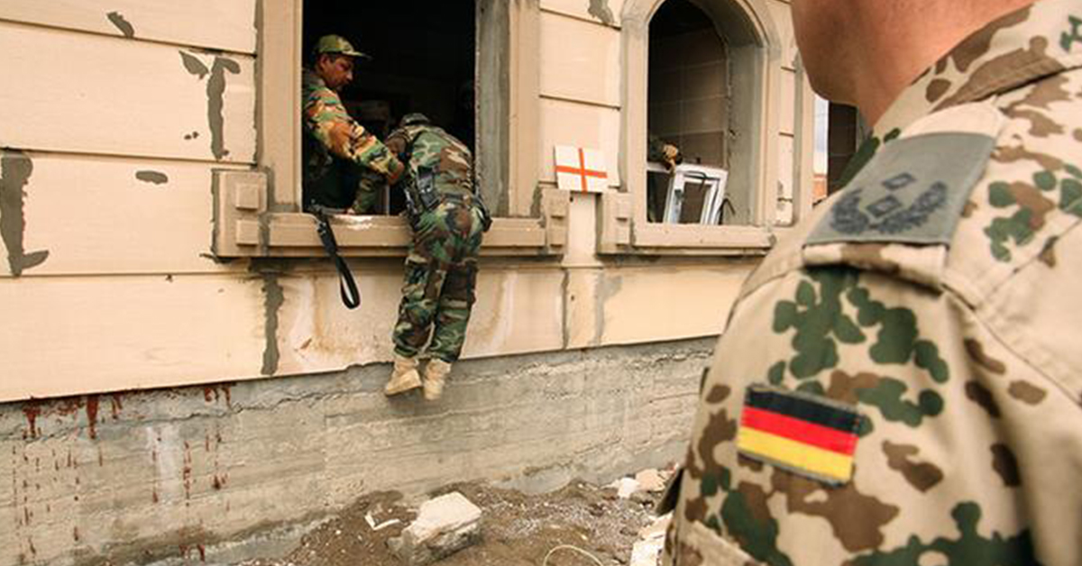 德国在培训库尔德民兵