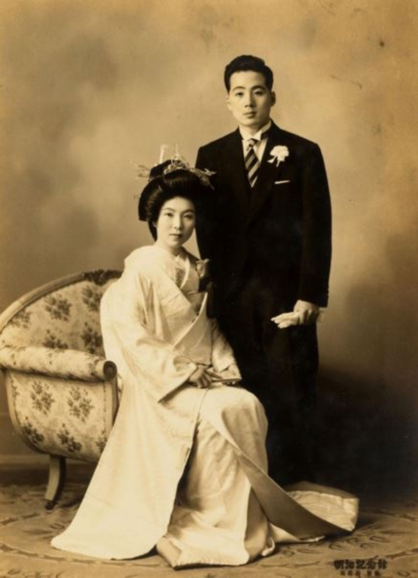  小笠原佑子与丈夫。