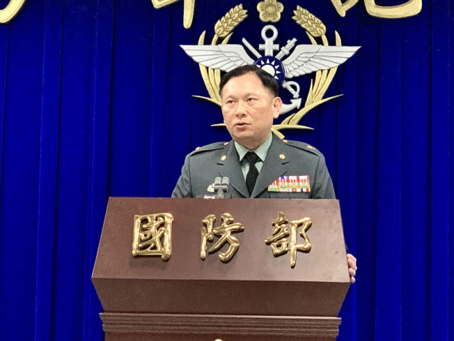 台湾国防部发言人史顺文。