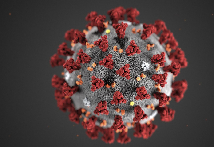 美国疾病管制与预防中心（CDC）发布的新型冠状病毒绘图。