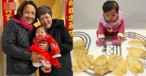 老公黃澤鋒與女兒伴左右   陳麗麗53歲生日享家庭樂