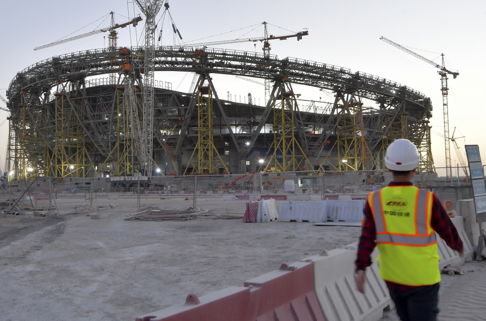 卡塔尔世界杯主体育场。（新华社）