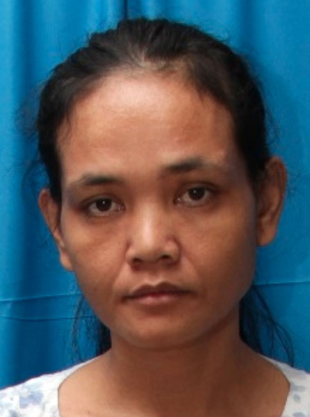  42岁的印度尼西亚籍女佣朱玛妮斯，被判坐牢3个月。（新加坡警察部队）