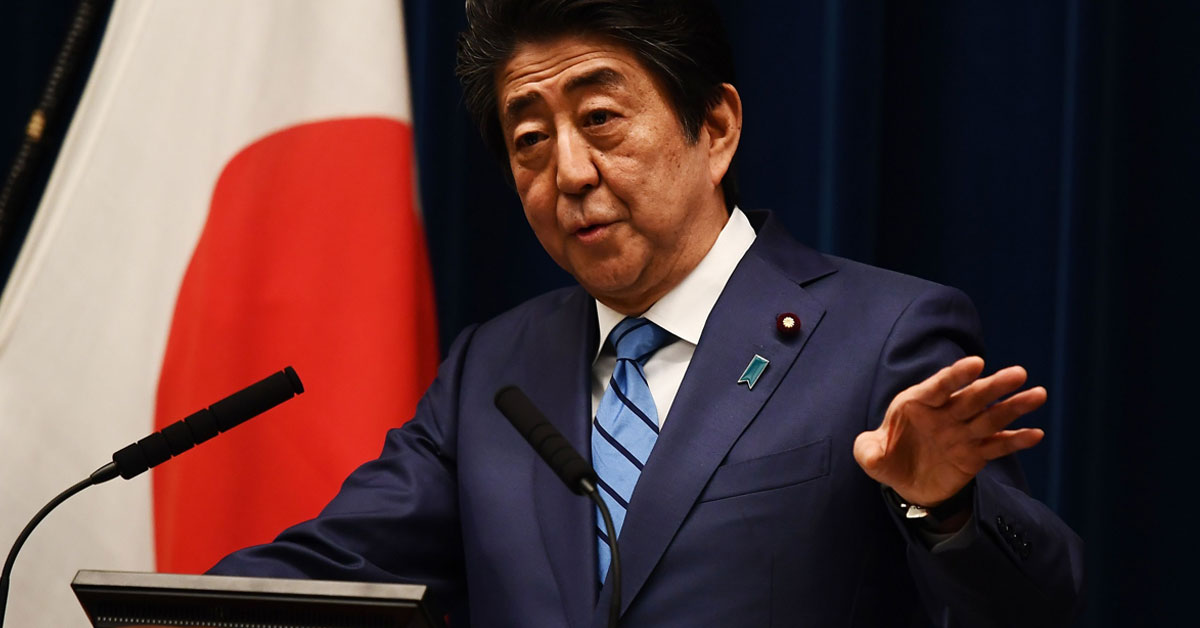 日本首相安倍晋三再次强调，东京奥运会如期举办。（法新社）