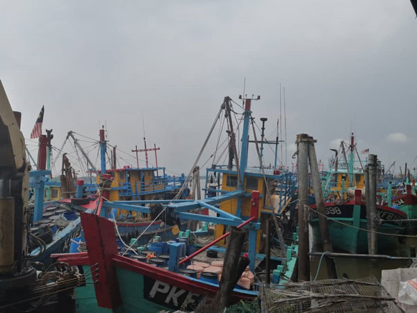 大停海导致渔业界面对数千万令吉损失。