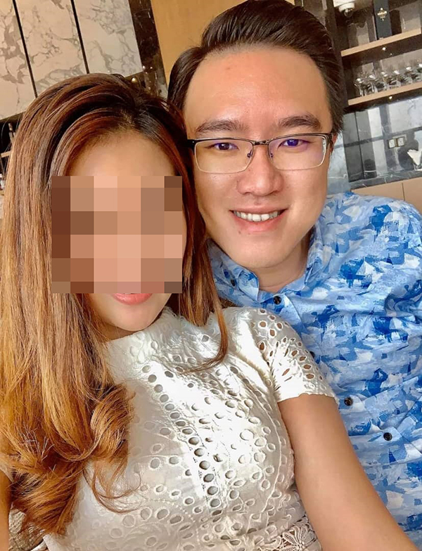冯晋哲（右）证实其女友感染新冠肺炎。