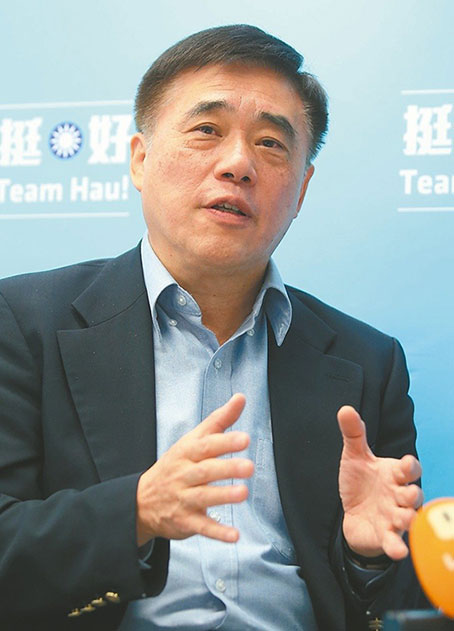 国民党前副主席郝龙斌。