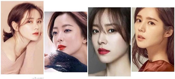 韩国十大美女名单：孙艺珍、金喜善、韩志旼、韩佳人。