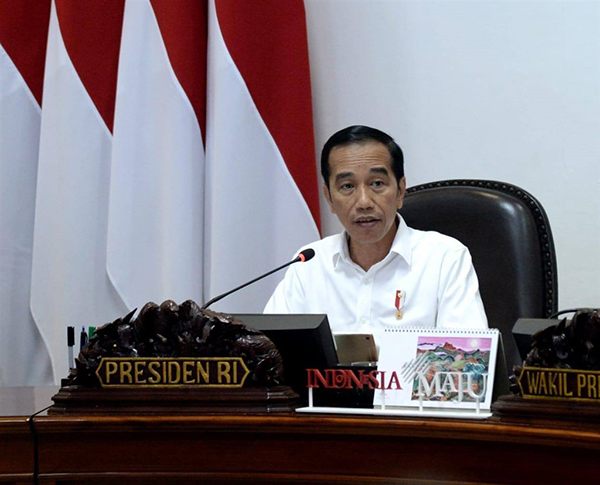印尼总统佐科威表示，有2名印尼人被检出新型冠状病毒阳性反应，是印尼首两例武汉肺炎确诊病例。（佐科威面子书）