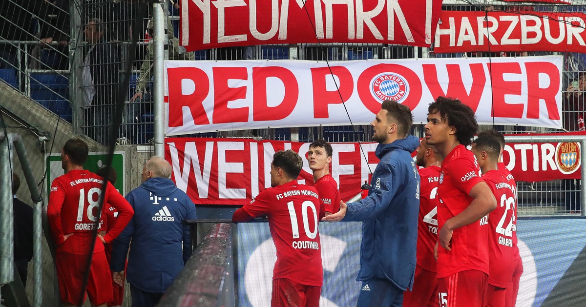 拜仁慕尼黑打出“红色力量”，斯哈克恐怕难以阻挡。（欧新社）