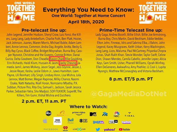 演唱会分成线上预热和电视直播两个部分进行。(图/网络)