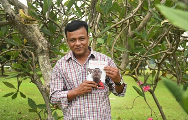 作者是正在新加坡客工宿舍里隔离的一名孟加拉客工Md Sharif Uddin。（海峡时报）