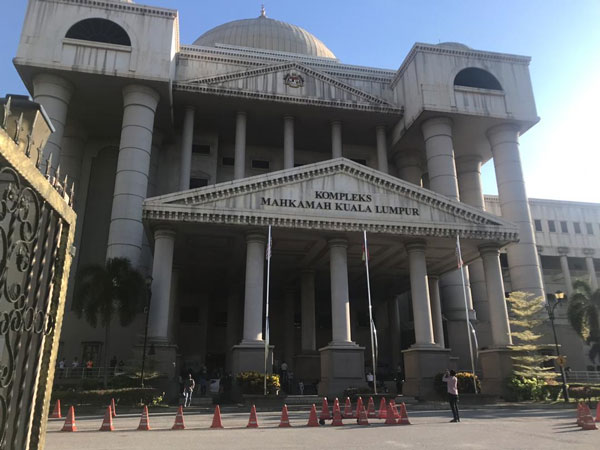 吉隆坡法庭大厦从周一（4日）起，已经开放公众前往入内。（档案照）