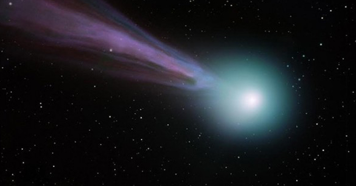 彗星示意图。