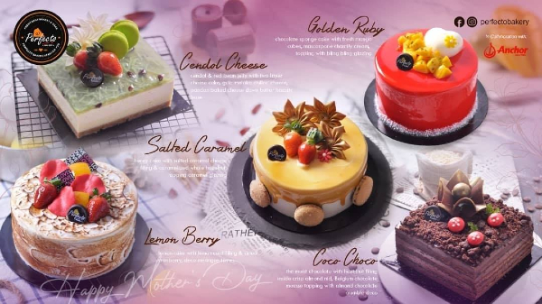 Perfecto Bakery配合母亲节推出数款精致蛋糕。（图取自面子书）