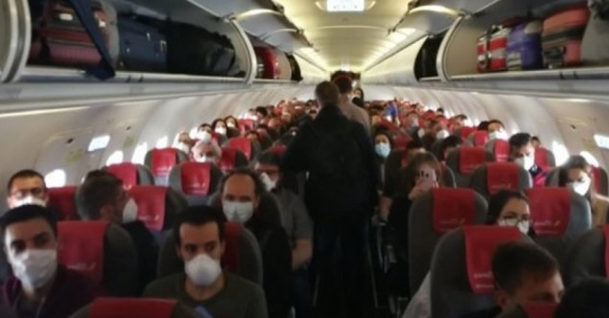 西班牙民航局指涉事客机载客量达70%，违反抗疫卫生措施规定。