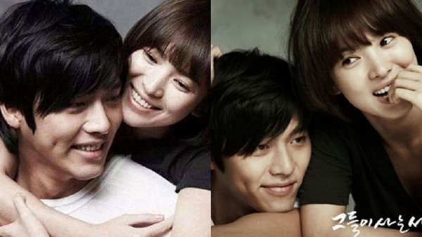 玄彬和宋慧乔2008年因合演韩剧《他们的世界》擦出爱火，此为剧照。