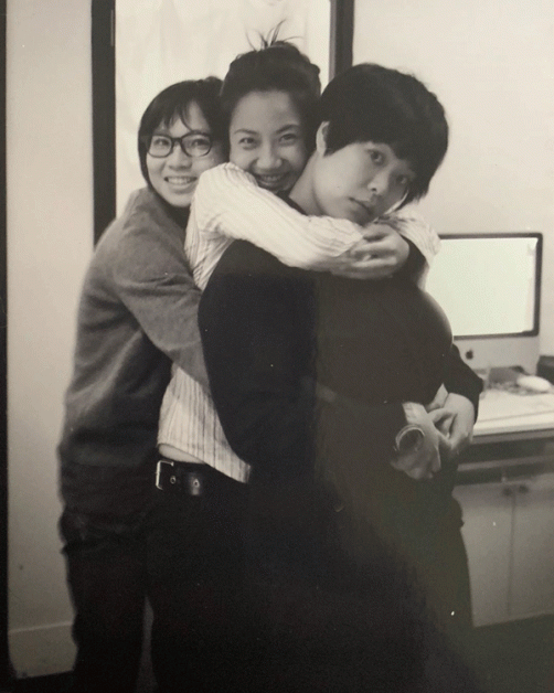 余静萍（左起）、卢凯彤及林二汶都在《第39届香港金像奖》得奖。