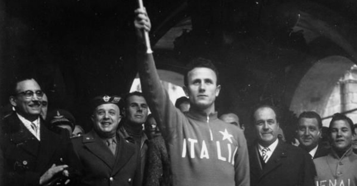 佩罗纳在1960年罗马奥运会，代表国家参加马拉松。（世界田联）