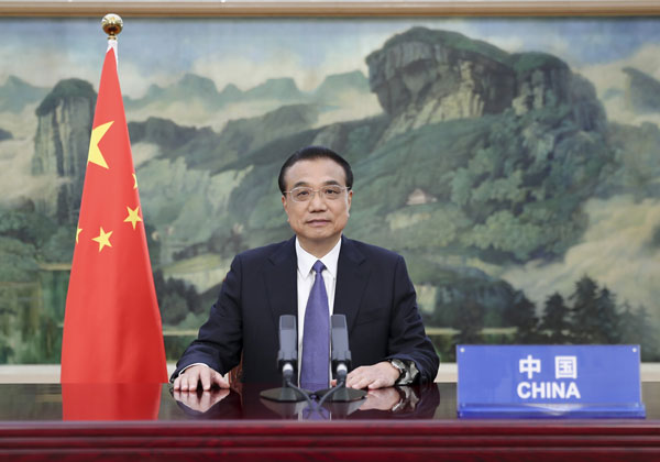 中国国务院总理李克强4日晚在全球疫苗峰会视频会议上发表致辞。