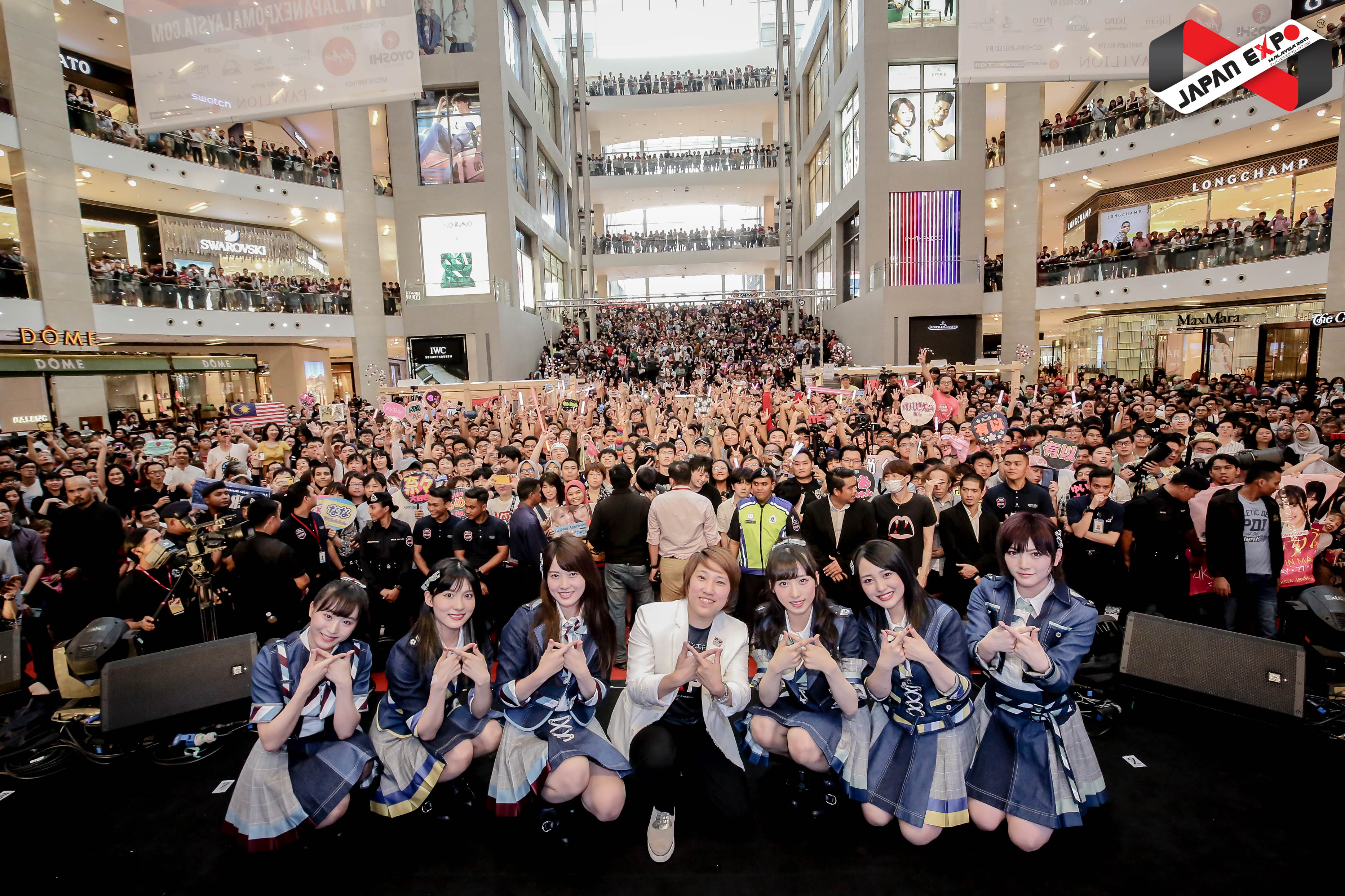 去年的大马日本博览会邀请偶像女团AKB48出席。（图/G-Yu Creative提供）