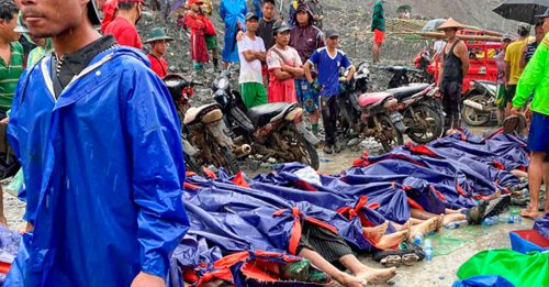 缅甸玉石矿场大规模崩塌  至少162人遇难