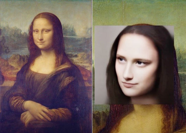 波兰艺术家丹尼斯，透过AI技术尝试还原达文西《蒙娜丽莎的微笑》。