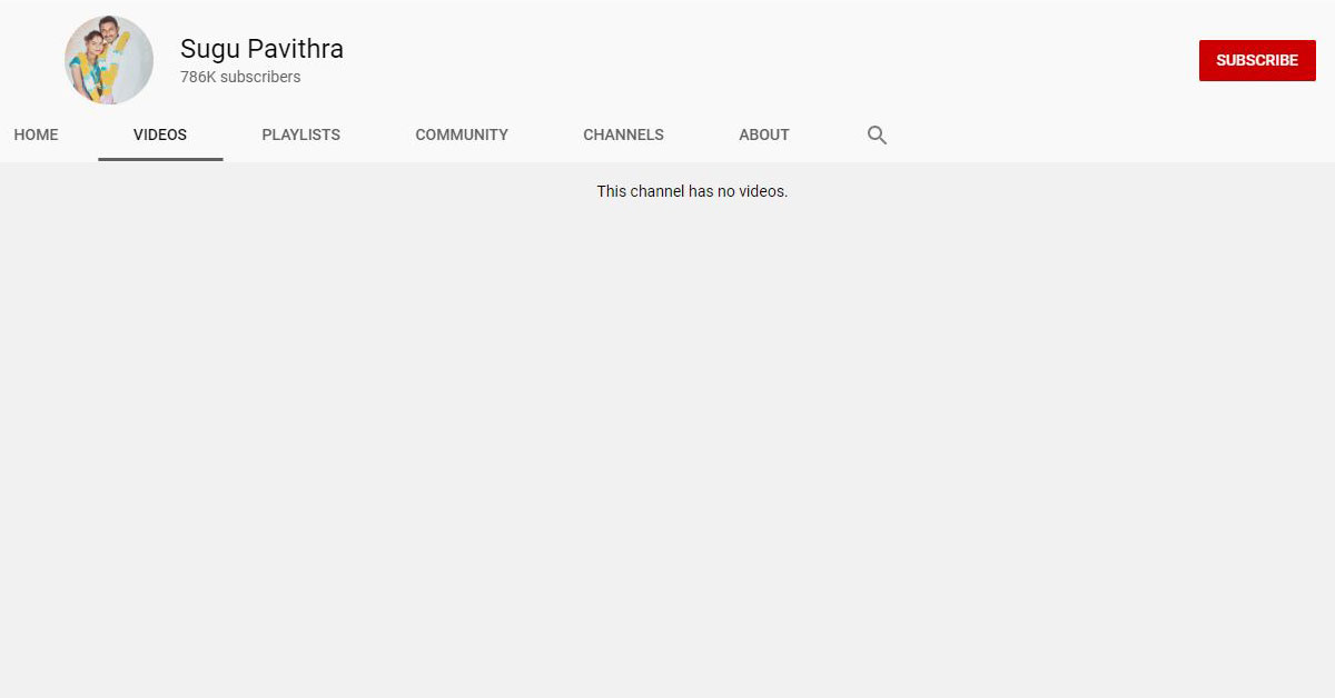 帕维特拉与苏古夫妇的YouTube频道视频已全数删除。