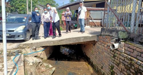 村民担心影响住家结构 朱区交界治水工程喊停
