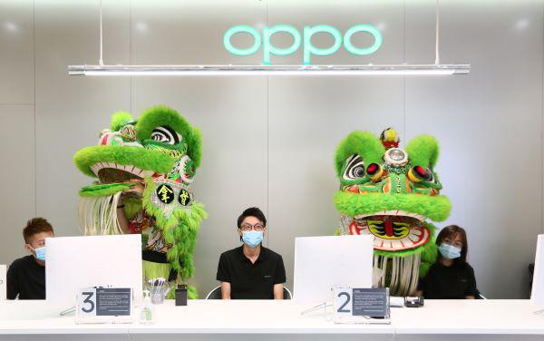 OPPO陆续在全马增设销服一体店，目标在明年完成15家的目标。