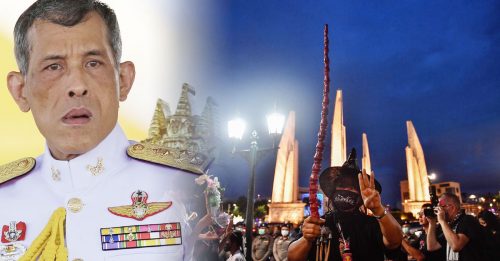 泰国连日反政府示威 罕见要求泰王改革君主制