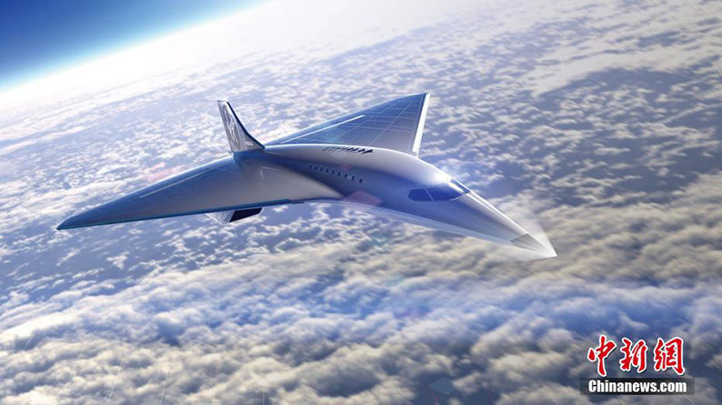 维珍银河公司日前公布了超音速商用飞机设计图。