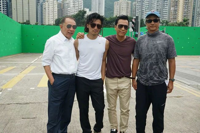 陈木胜（右）最后一部作品是由甄子丹和谢霆锋主演的《怒火》。