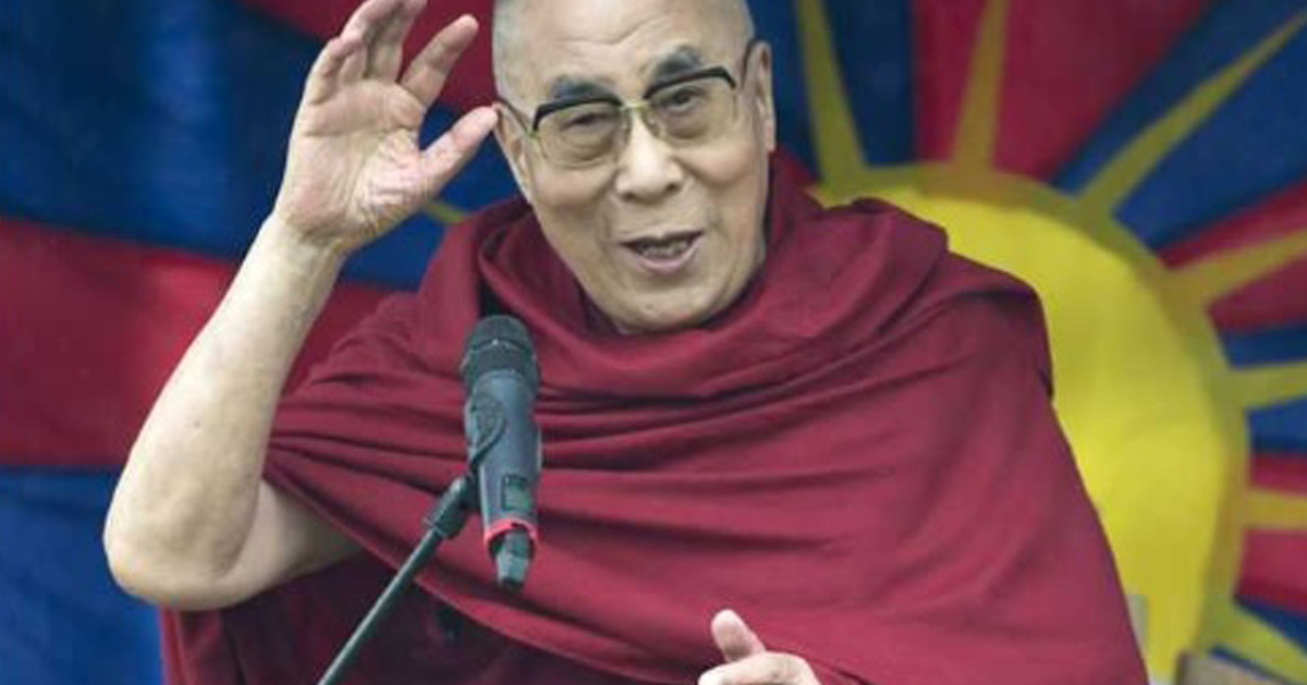 西藏精神领袖达赖喇嘛（档案照）。