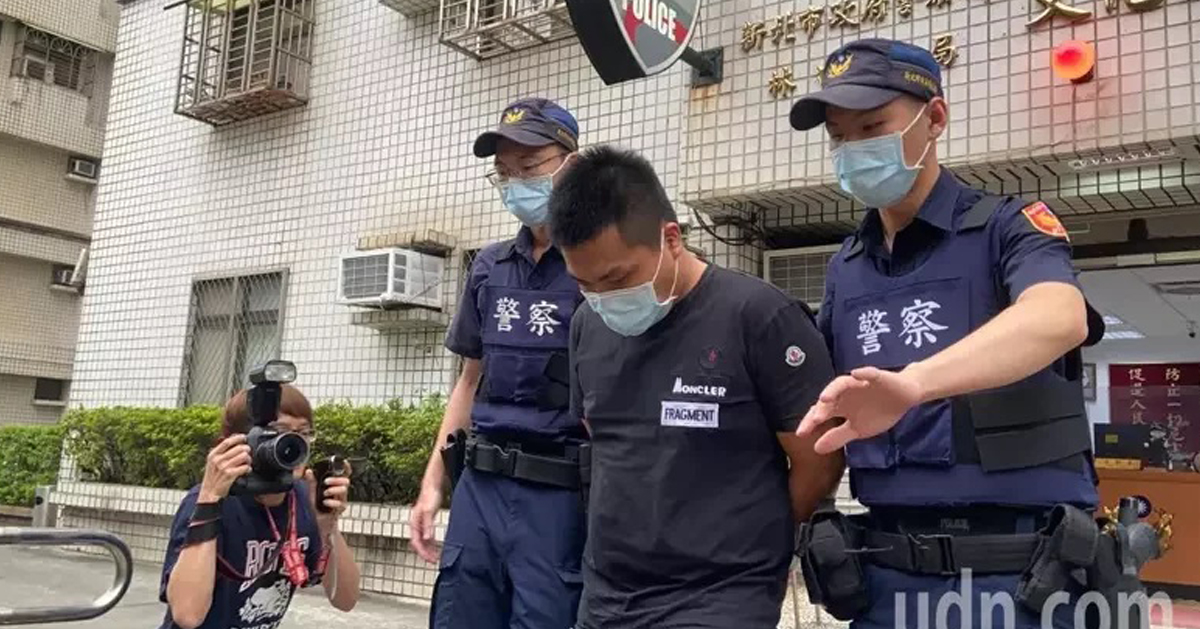 警方将嫌犯刘姓男子移送分局复讯。