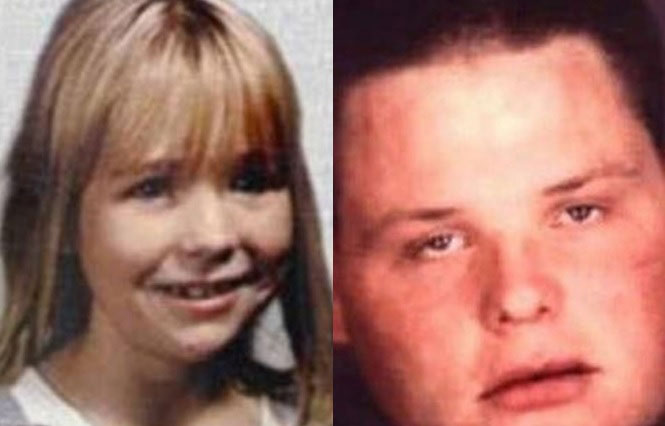 尼尔森（右）1999年奸杀10岁女童。