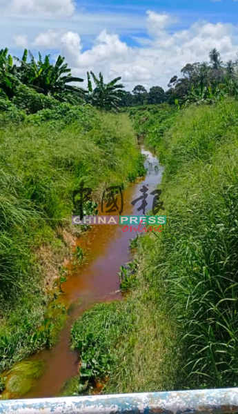 阿依沙叻新村河水污染问题已有数个星期，至今仍没有获得解决，影响农民灌溉工作。