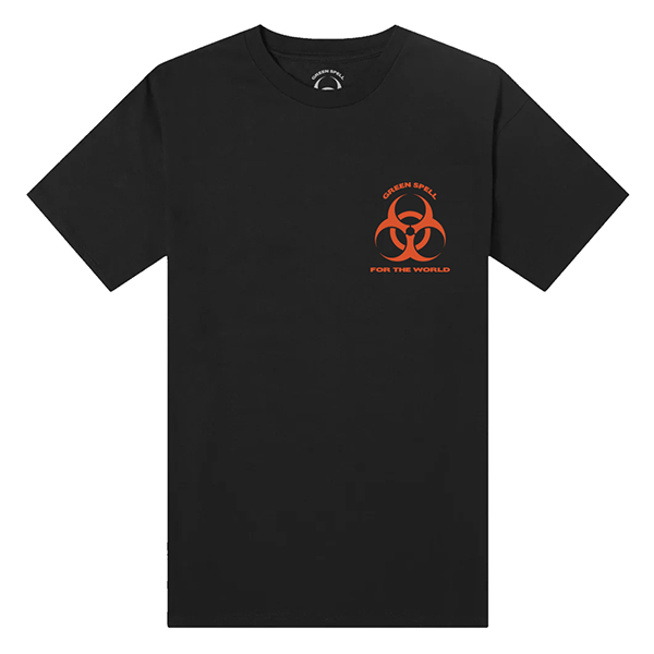 王沛永如今和友人合作推出服装品牌，通过网络售卖独家设计的T恤，为受疫情影响的客工筹款。（取自 www.greenspell.store)