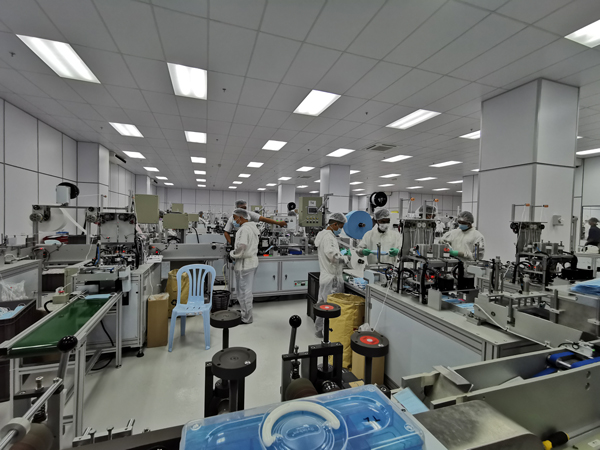 Durio是全马15间生产口罩工厂之一。