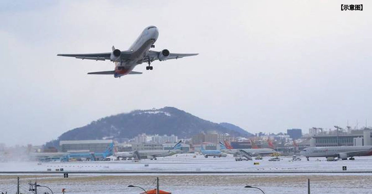 济州岛机场示意图。