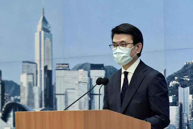香港商务及经济发展局局长邱腾华。